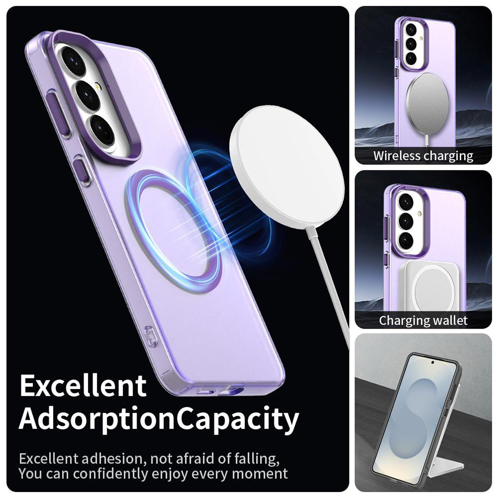 Калъф MagSafe за Samsung Galaxy S26 Plus, Techsuit, CandyCase, Лилав