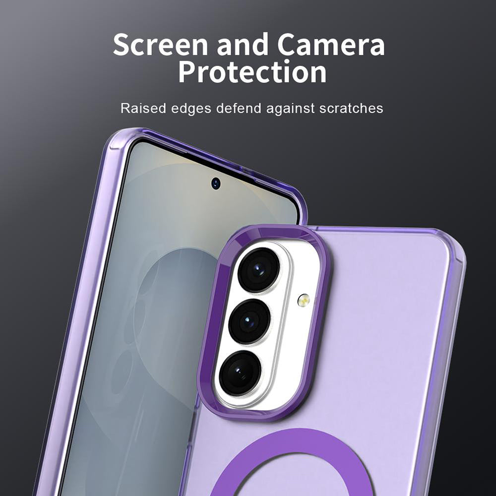 Калъф MagSafe за Samsung Galaxy S26 Plus, Techsuit, CandyCase, Лилав