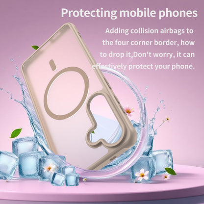 MagSafe Case for Samsung Galaxy S26 Plus, Techsuit, HaloFrost II, Gold