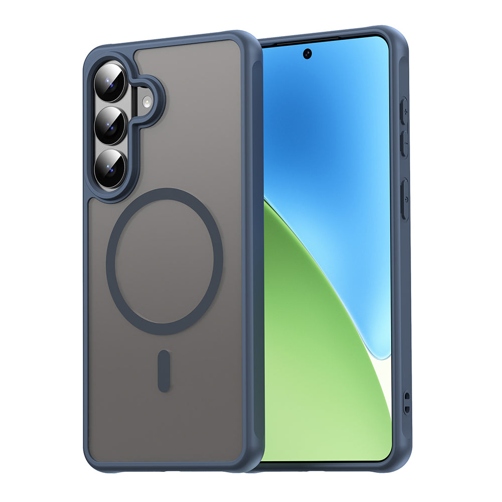 MagSafe Case for Samsung Galaxy S26 Plus, Techsuit, HaloFrost II, Navy Blue