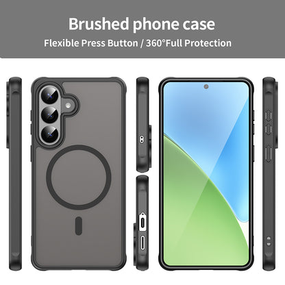 Калъф MagSafe за Samsung Galaxy S26 Plus, Techsuit, HaloFrost II, Черен