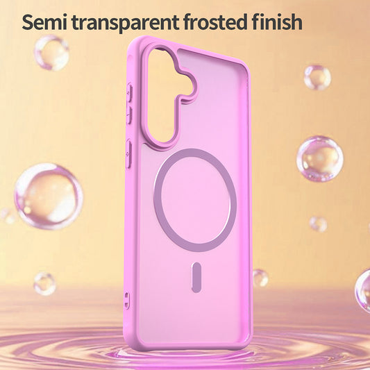 Калъф MagSafe за Samsung Galaxy S26 Plus, Techsuit, HaloFrost II, Розов