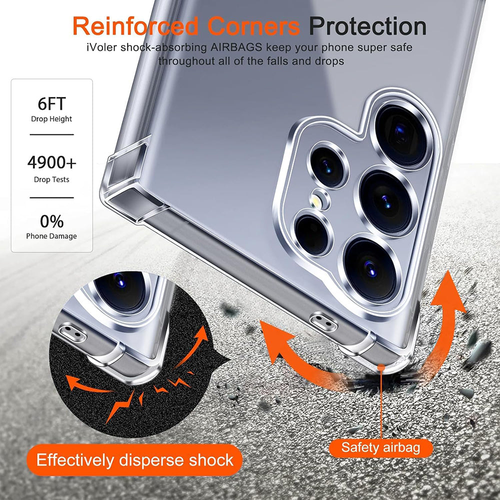 Калъф MagSafe за Samsung Galaxy S26 Plus, Techsuit, удароустойчив, прозрачен