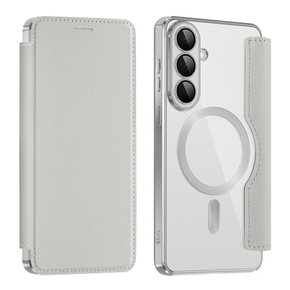 Калъф MagSafe за Samsung Galaxy S26 Plus, Techsuit, SmartMag Book, Сив