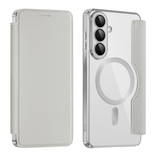 Калъф MagSafe за Samsung Galaxy S26 Plus, Techsuit, SmartMag Book, Сив