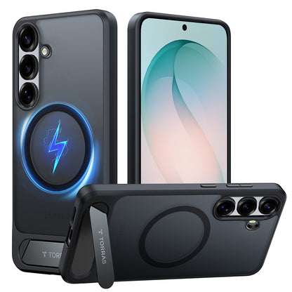 MagSafe Case for Samsung Galaxy S26 Plus, Torras, Pstand, Black