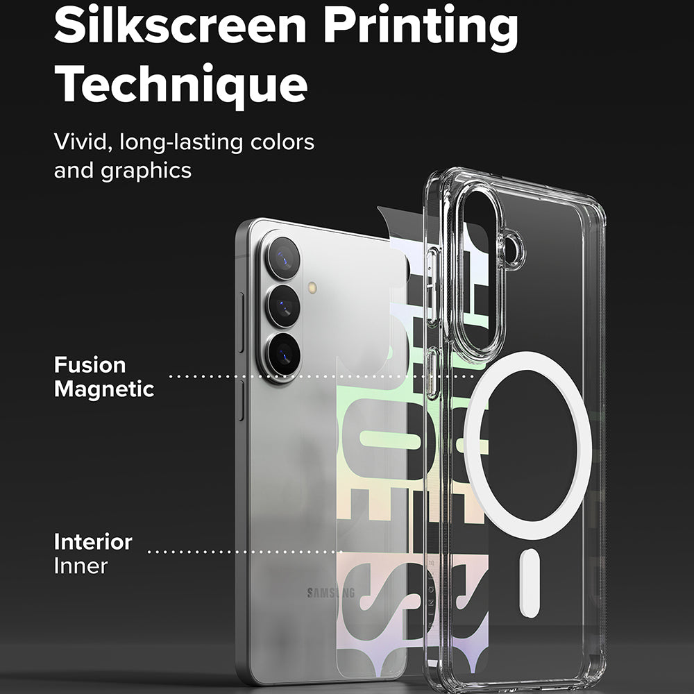 MagSafe Case for Samsung Galaxy S26 S942, Ringke, Fusion Seoul, Transparent