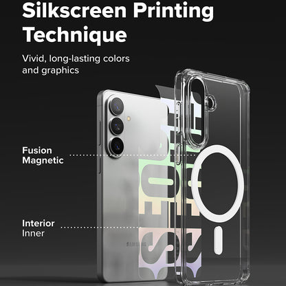 MagSafe Case for Samsung Galaxy S26 S942, Ringke, Fusion Seoul, Transparent