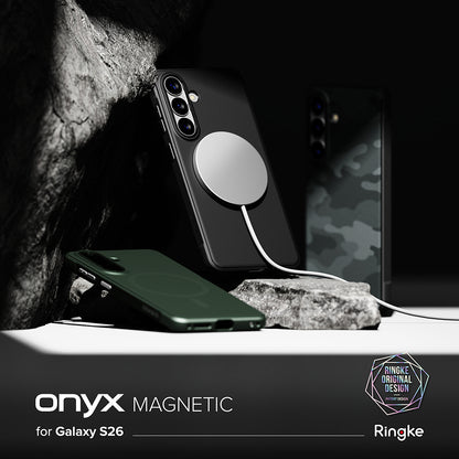 Калъф MagSafe за Samsung Galaxy S26 S942, Ringke, Onyx, Тъмнозелен