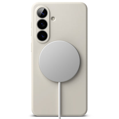 Калъф MagSafe за Samsung Galaxy S26 S942, Ringke, Силикон, Крем