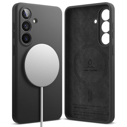 Калъф MagSafe за Samsung Galaxy S26 S942, Ringke, Силикон, Черен