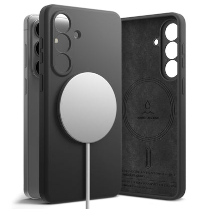 Калъф MagSafe за Samsung Galaxy S26 S942, Ringke, Силикон, Черен