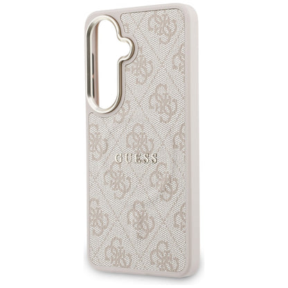 Калъф MagSafe за Samsung Galaxy S26 S942, Guess, 4G Embossed Ring, Розов
