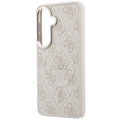 Калъф MagSafe за Samsung Galaxy S26 S942, Guess, 4G Embossed Ring, Розов
