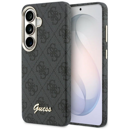 Калъф MagSafe за Samsung Galaxy S26 S942, Guess, 4G Script Logo, Черен