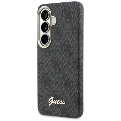 Калъф MagSafe за Samsung Galaxy S26 S942, Guess, 4G Script Logo, Черен