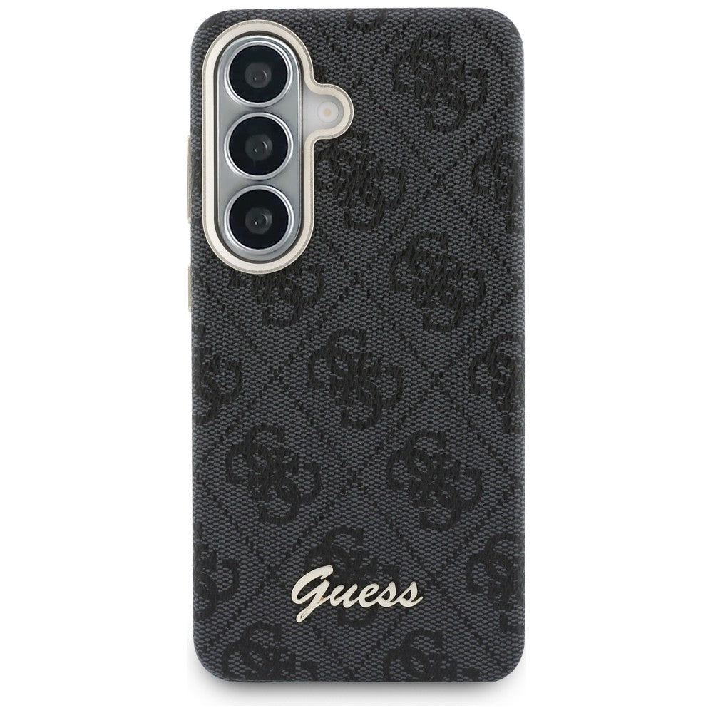 Калъф MagSafe за Samsung Galaxy S26 S942, Guess, 4G Script Logo, Черен