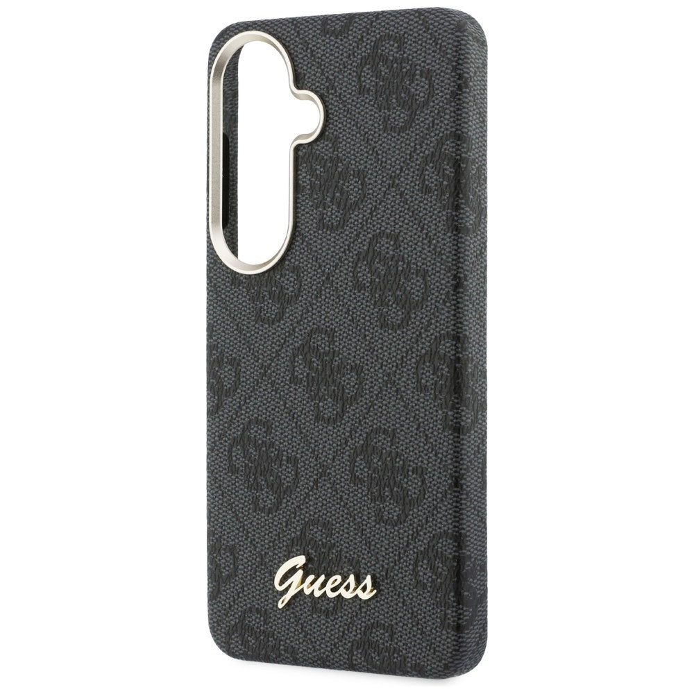 Калъф MagSafe за Samsung Galaxy S26 S942, Guess, 4G Script Logo, Черен