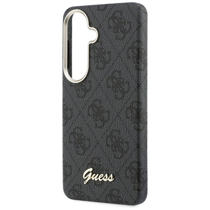 Калъф MagSafe за Samsung Galaxy S26 S942, Guess, 4G Script Logo, Черен