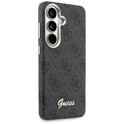 Калъф MagSafe за Samsung Galaxy S26 S942, Guess, 4G Script Logo, Черен