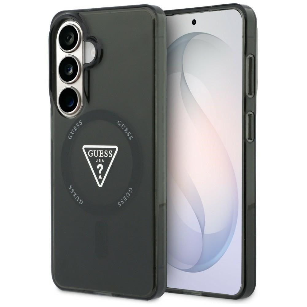 Калъф MagSafe за Samsung Galaxy S26 S942, Guess, IML Gradient Triangle Logo, Черен