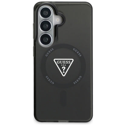 Калъф MagSafe за Samsung Galaxy S26 S942, Guess, IML Gradient Triangle Logo, Черен