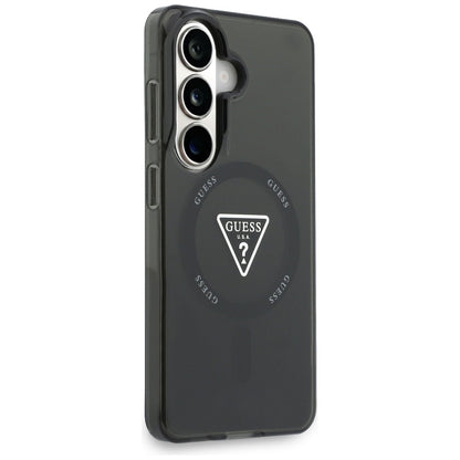 Калъф MagSafe за Samsung Galaxy S26 S942, Guess, IML Gradient Triangle Logo, Черен