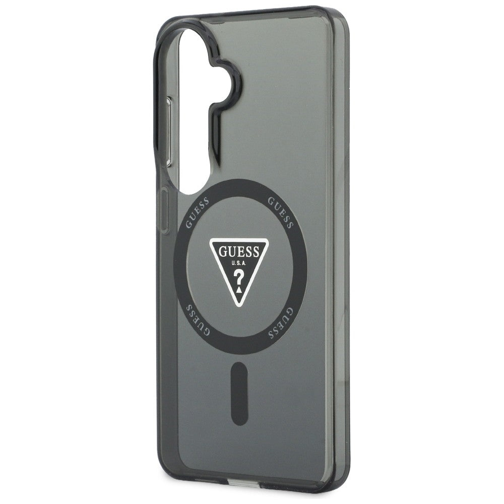 Калъф MagSafe за Samsung Galaxy S26 S942, Guess, IML Gradient Triangle Logo, Черен