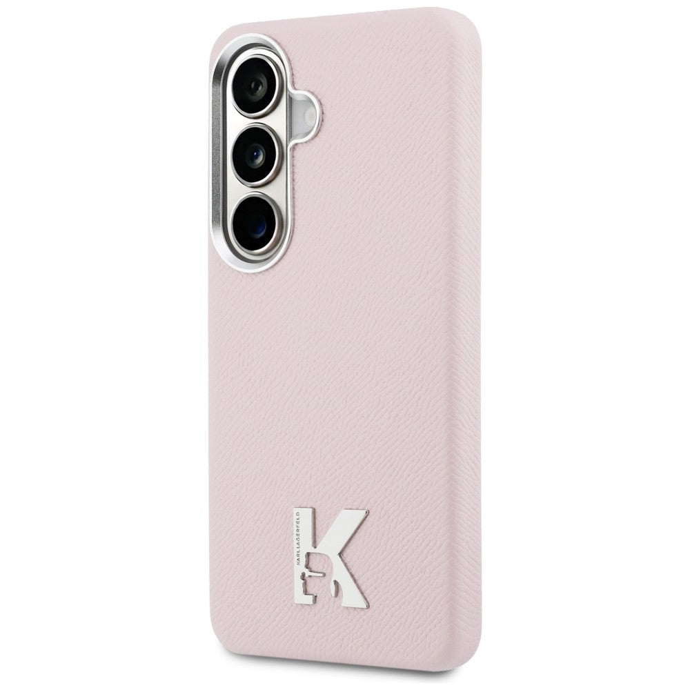 Калъф MagSafe за Samsung Galaxy S26 S942, Karl Lagerfeld, Karl Head Logo, Розов