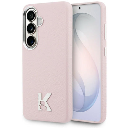 Калъф MagSafe за Samsung Galaxy S26 S942, Karl Lagerfeld, Karl Head Logo, Розов