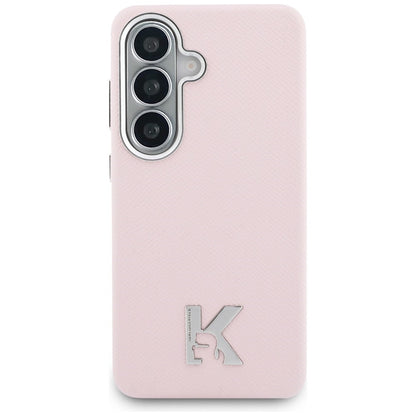 Калъф MagSafe за Samsung Galaxy S26 S942, Karl Lagerfeld, Karl Head Logo, Розов