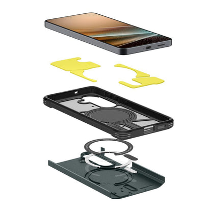Калъф MagSafe за Samsung Galaxy S26 S942, Spigen, Tough Armor, Зелен ACS10740