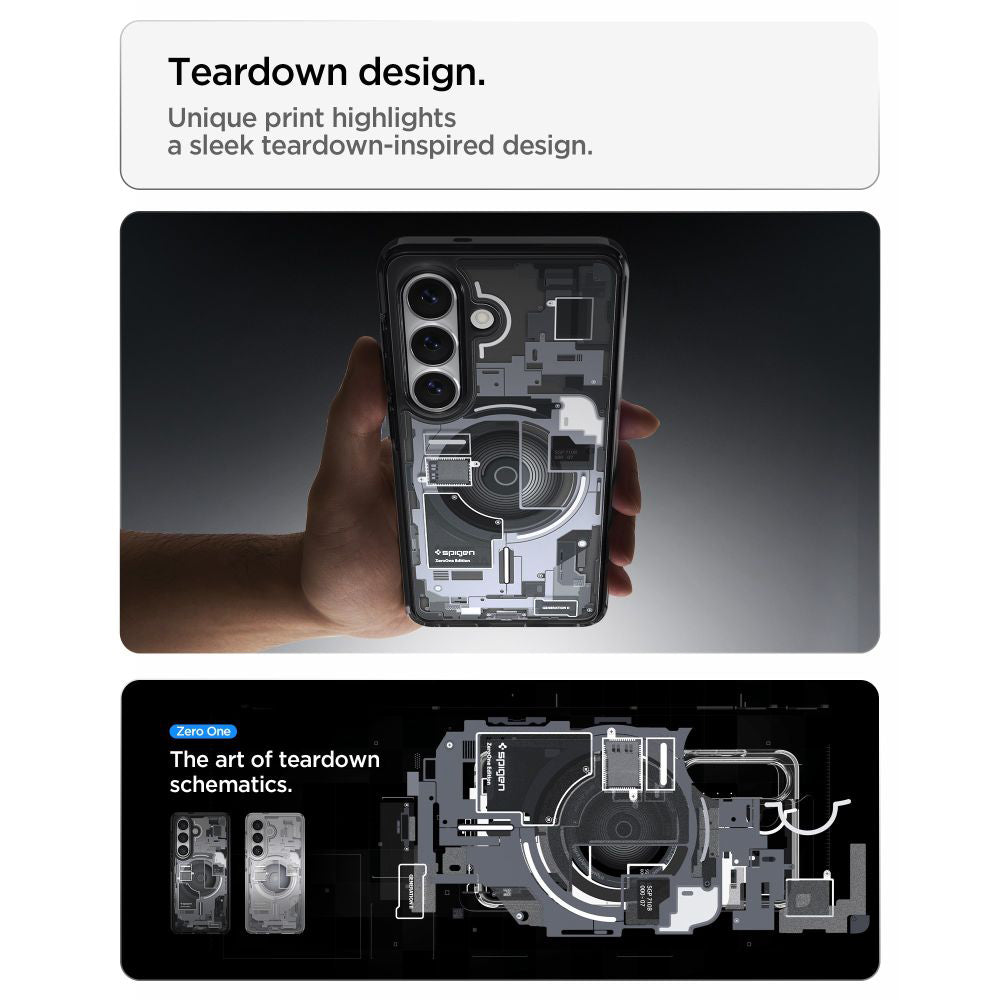 Калъф MagSafe за Samsung Galaxy S26 S942, Spigen, Ultra Hybrid Zero One, Черен ACS10736