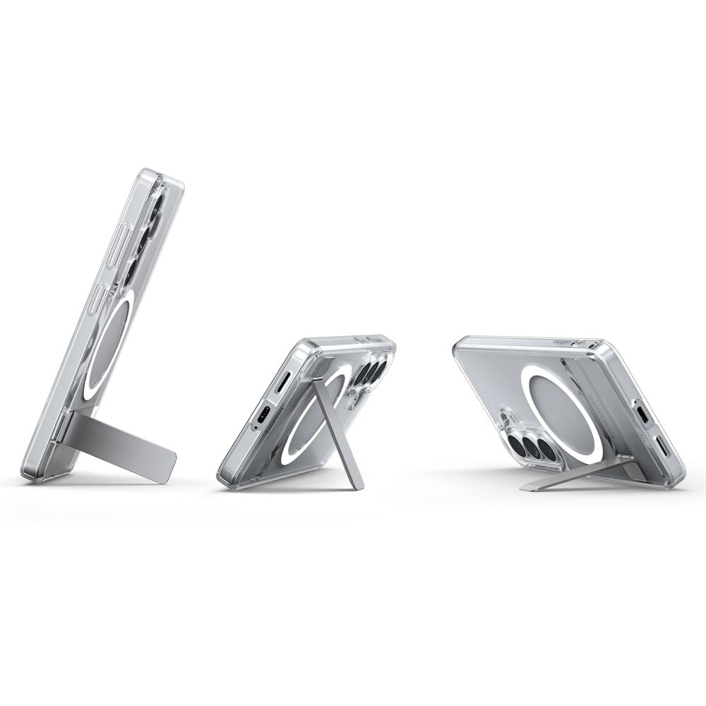 Калъф MagSafe за Samsung Galaxy S26 S942, Spigen, Ultra Hybrid S, Прозрачен Бял ACS11061