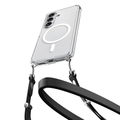 MagSafe Case for Samsung Galaxy S26 S942, Spigen, Ultra Hybrid, White Transparent ACS10734