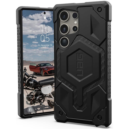 Калъф MagSafe за Samsung Galaxy S26 S942, Urban Armor Gear, Monarch Pro Carbon, черен