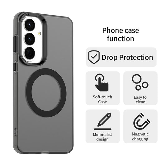 Калъф MagSafe за Samsung Galaxy S26, Techsuit, CandyCase, Черен