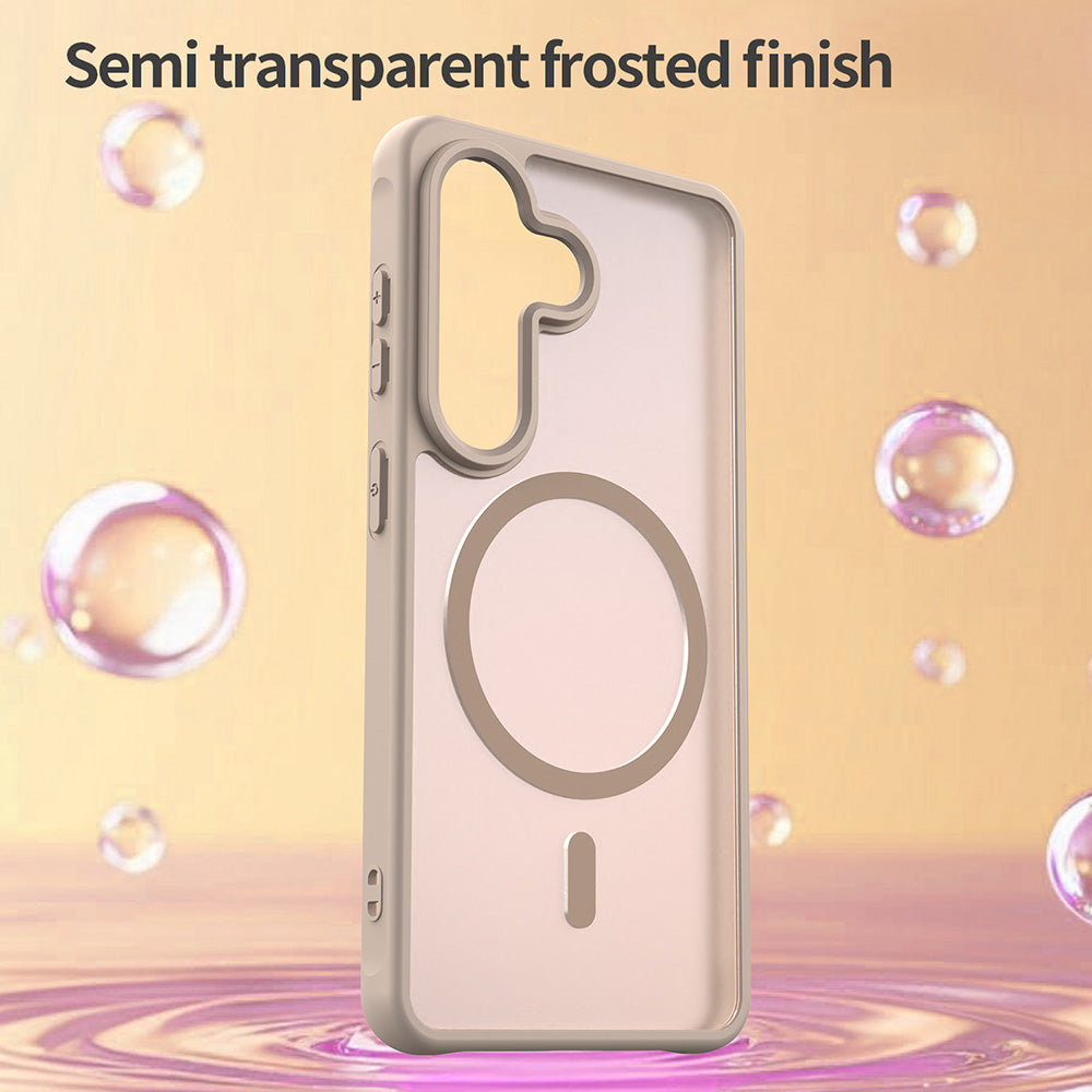 Калъф MagSafe за Samsung Galaxy S26, Techsuit, HaloFrost II, Златист