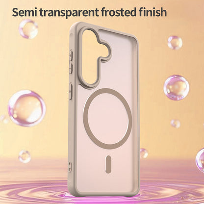 Калъф MagSafe за Samsung Galaxy S26, Techsuit, HaloFrost II, Златист