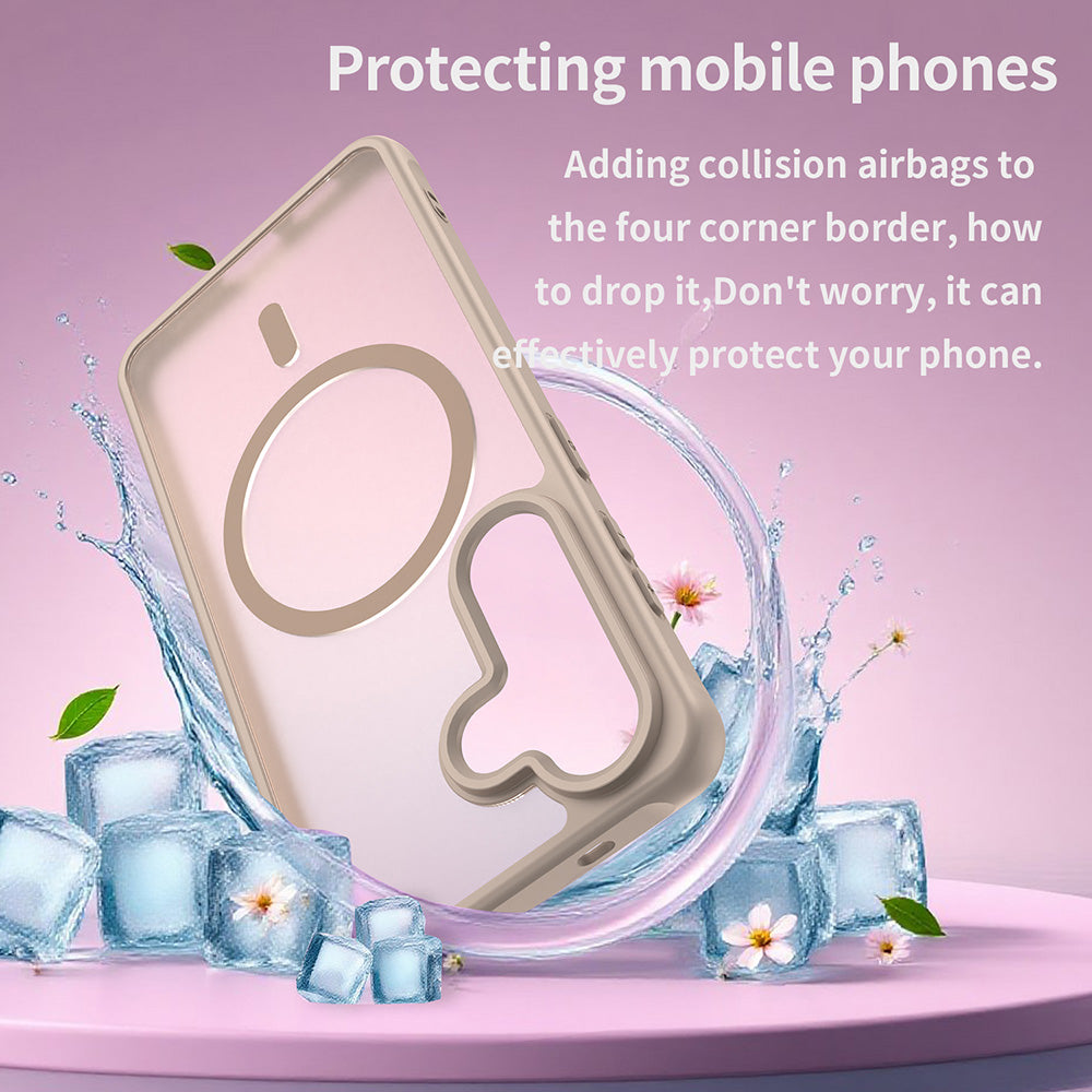 Калъф MagSafe за Samsung Galaxy S26, Techsuit, HaloFrost II, Златист