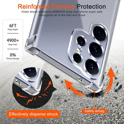 Калъф MagSafe за Samsung Galaxy S26, Techsuit, Удароустойчив, Прозрачен