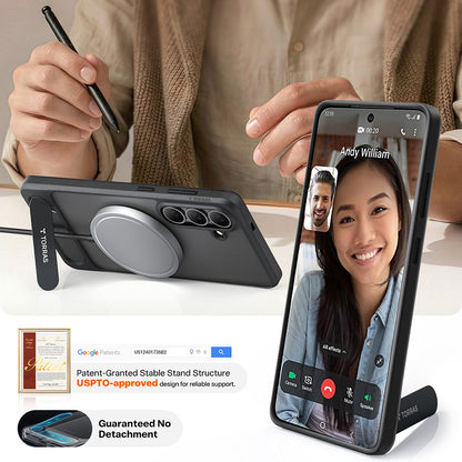 Калъф MagSafe за Samsung Galaxy S26, Torras, Pstand, Черен