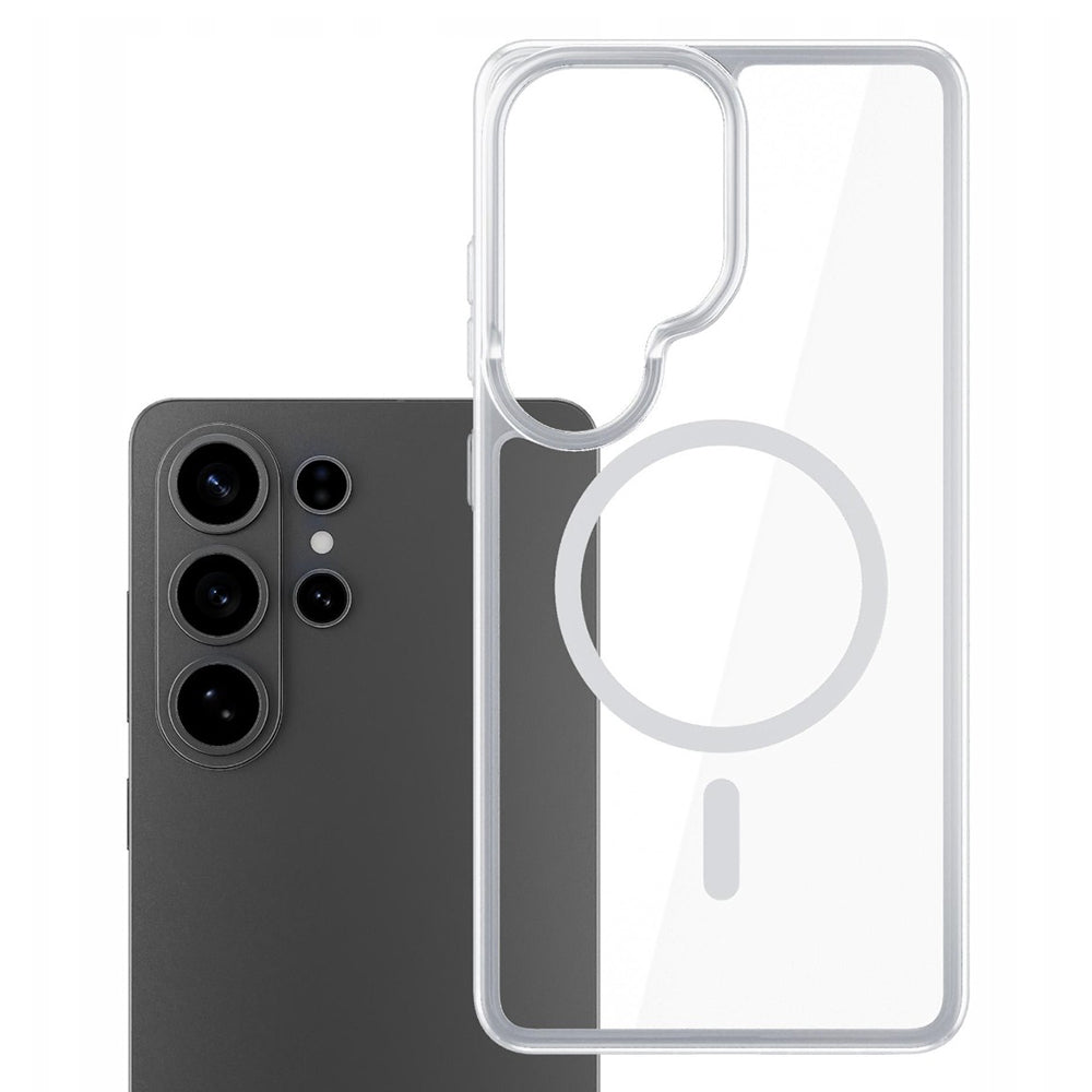 Калъф MagSafe за Samsung Galaxy S26 Ultra, 3MK, Armor MagCase, Прозрачен