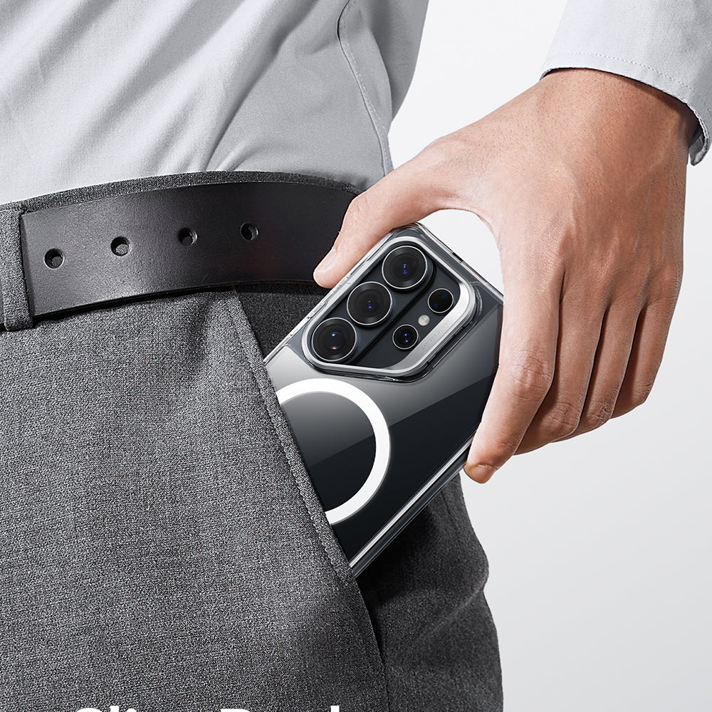 MagSafe Case for Samsung Galaxy S26 Ultra, ESR, Classic Hybrid Kickstand, Transparent