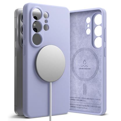Калъф MagSafe за Samsung Galaxy S26 Ultra S948, Ringke, Силикон, Лилав