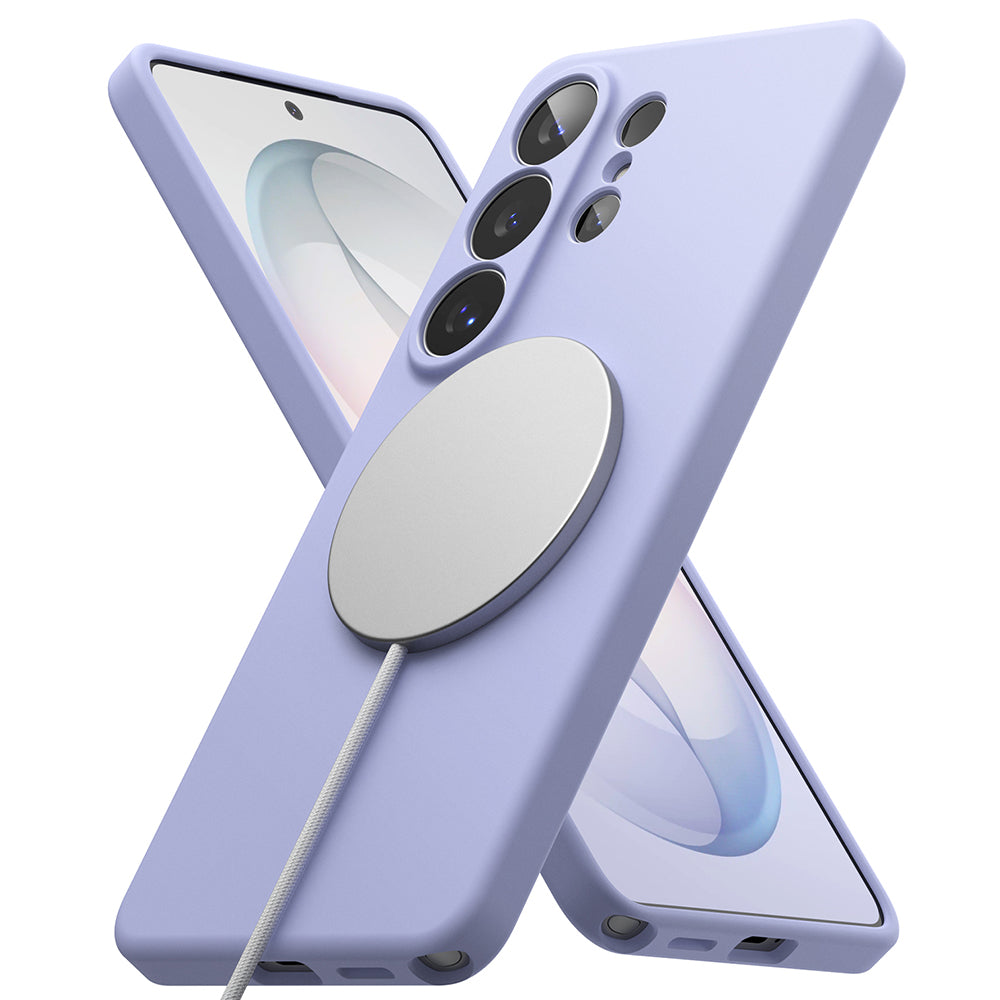 Калъф MagSafe за Samsung Galaxy S26 Ultra S948, Ringke, Силикон, Лилав