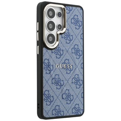 Калъф MagSafe за Samsung Galaxy S26 Ultra S948, Guess, 4G Embossed Ring, Син