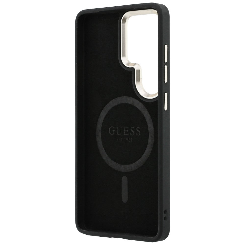 Калъф MagSafe за Samsung Galaxy S26 Ultra S948, Guess, 4G Embossed Ring, Син