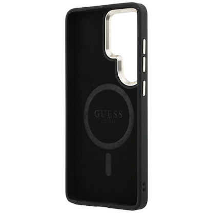 Калъф MagSafe за Samsung Galaxy S26 Ultra S948, Guess, 4G Embossed Ring, Син