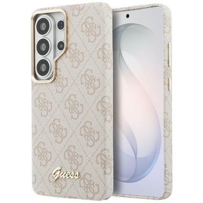 Калъф MagSafe за Samsung Galaxy S26 Ultra S948, Guess, 4G Script Logo, Розов